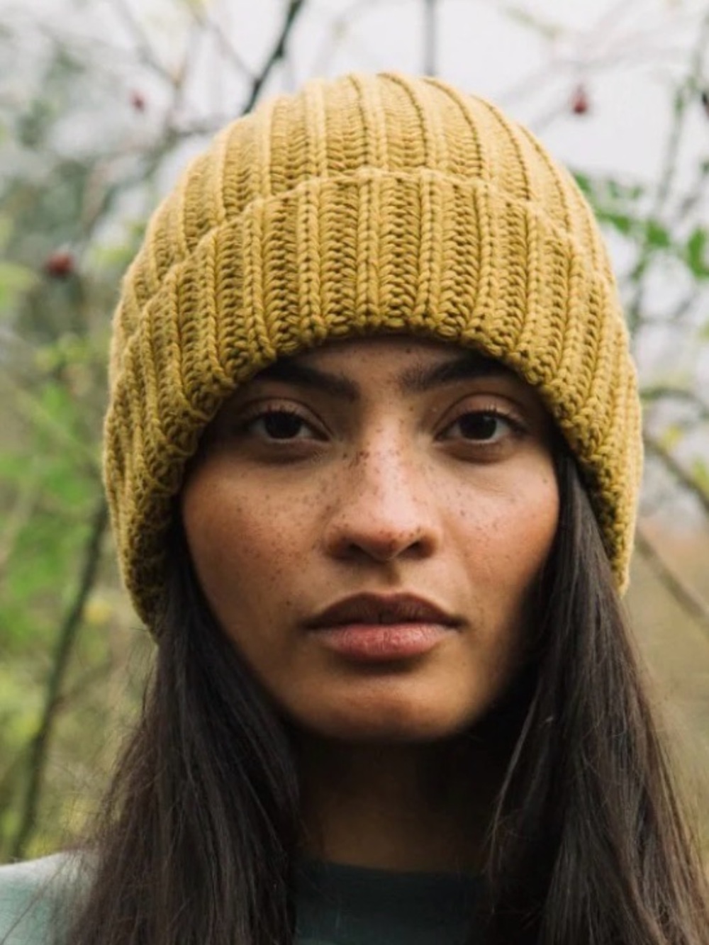 Beaumont Organic | HILDA ORGANIC COTTON KNITTED HAT IN CHARTREUSE